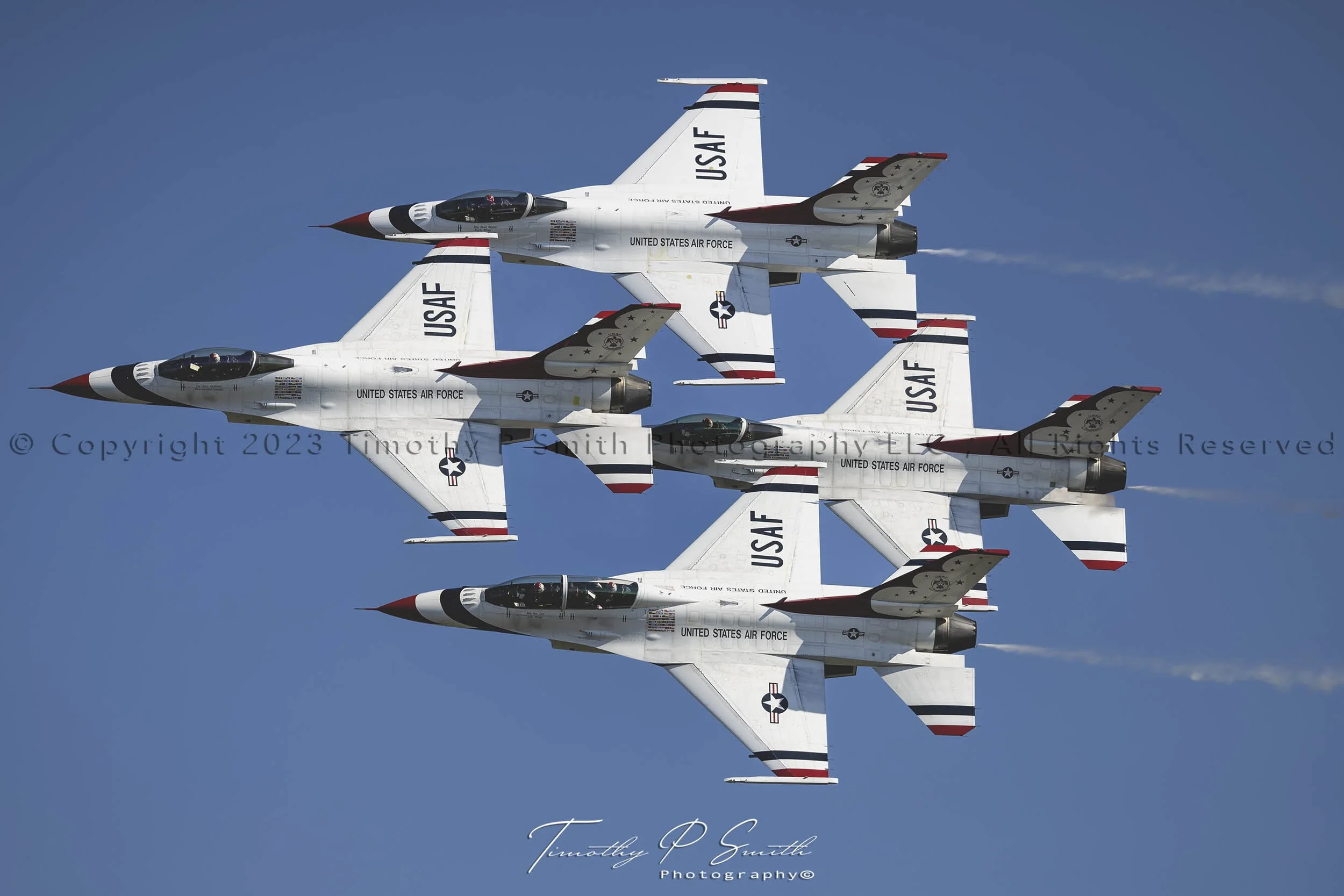 USAF Thunderbirds | F-16 Fighting Falcon Diamond Pass in Review